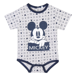 Set Body Topolino DISNEY 2 Pezzi 100% Cotone in Scatola - 9297