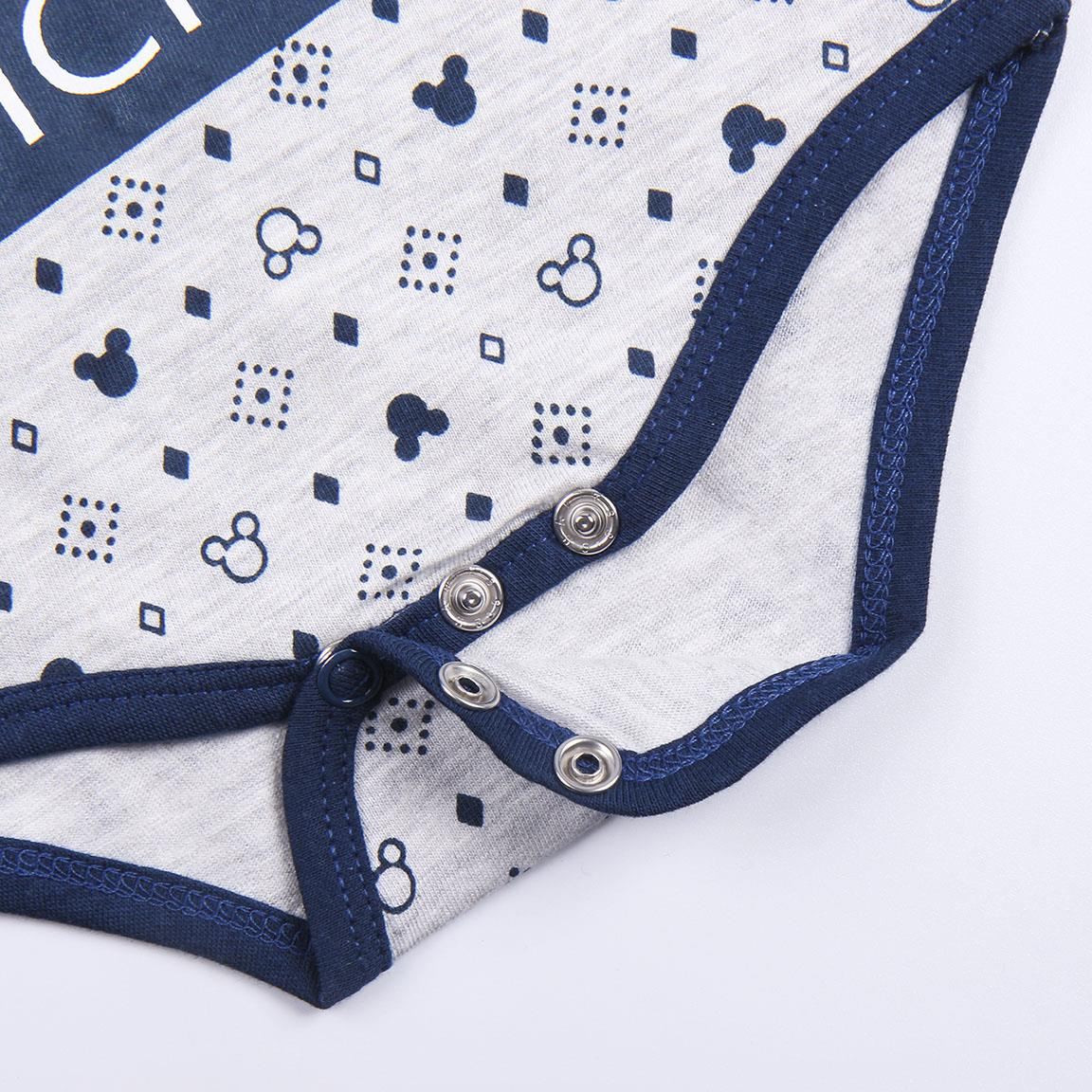 Set Body Topolino DISNEY 2 Pezzi 100% Cotone in Scatola - 9297