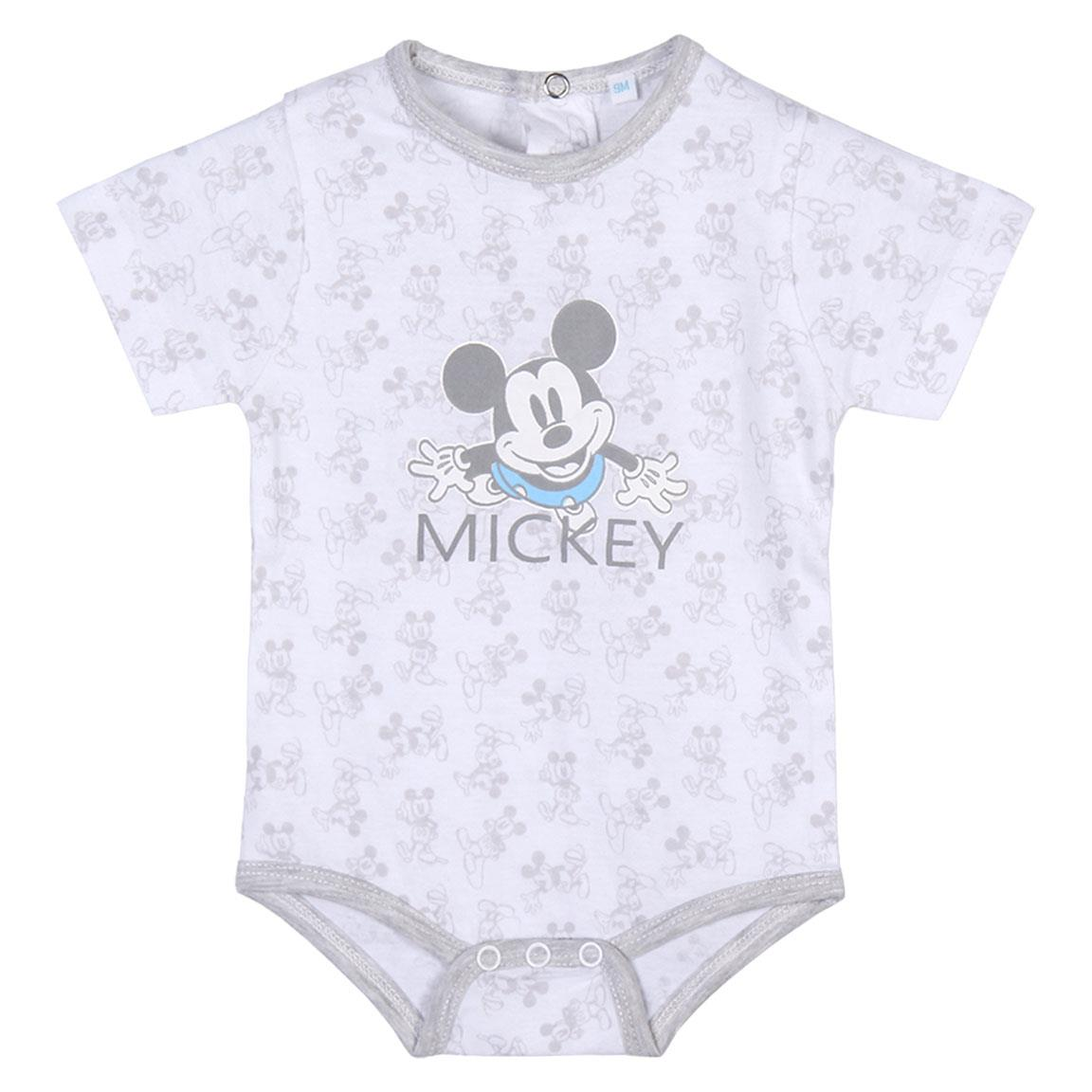 Set Body Topolino DISNEY 2 Pezzi 100% Cotone in Scatola - 9297