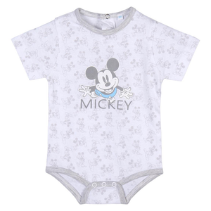 Set Body Topolino DISNEY 2 Pezzi 100% Cotone in Scatola - 9297