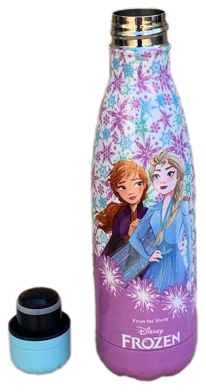 Bottiglia Termica in Acciaio Inossidabile Frozen Ii DISNEY con Tappo Svitabile 500 Ml - D02181te