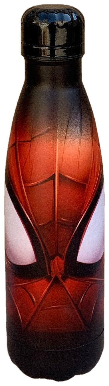 Bottiglia Termica in Acciaio Inossidabile Spiderman MARVEL con Tappo Svitabile 500 Ml - M02186te/n