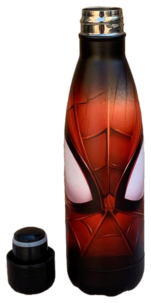 Bottiglia Termica in Acciaio Inossidabile Spiderman MARVEL con Tappo Svitabile 500 Ml - M02186te/n
