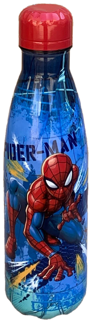 Bottiglia Termica in Acciaio Inossidabile Spiderman MARVEL con Tappo Svitabile 500 Ml - M02186te/r