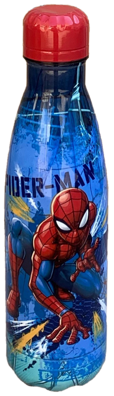 Bottiglia Termica in Acciaio Inossidabile Spiderman MARVEL con Tappo Svitabile 500 Ml - M02186te/r