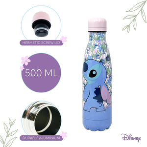 Bottiglia Termica in Acciaio Inossidabile Stitch DISNEY con Tappo Svitabile 500 Ml - D05656te/r