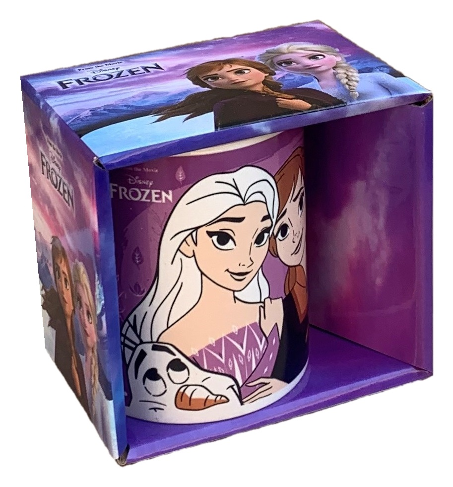 Tazza Mug Frozen Ii DISNEY Elsa Anna in Ceramica Confezione Regalo - D05536mc