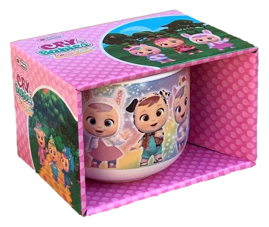 Tazza Larga Jumbo Cry Baby in Ceramica 380 Ml Confezione Regalo - Cb5565mc