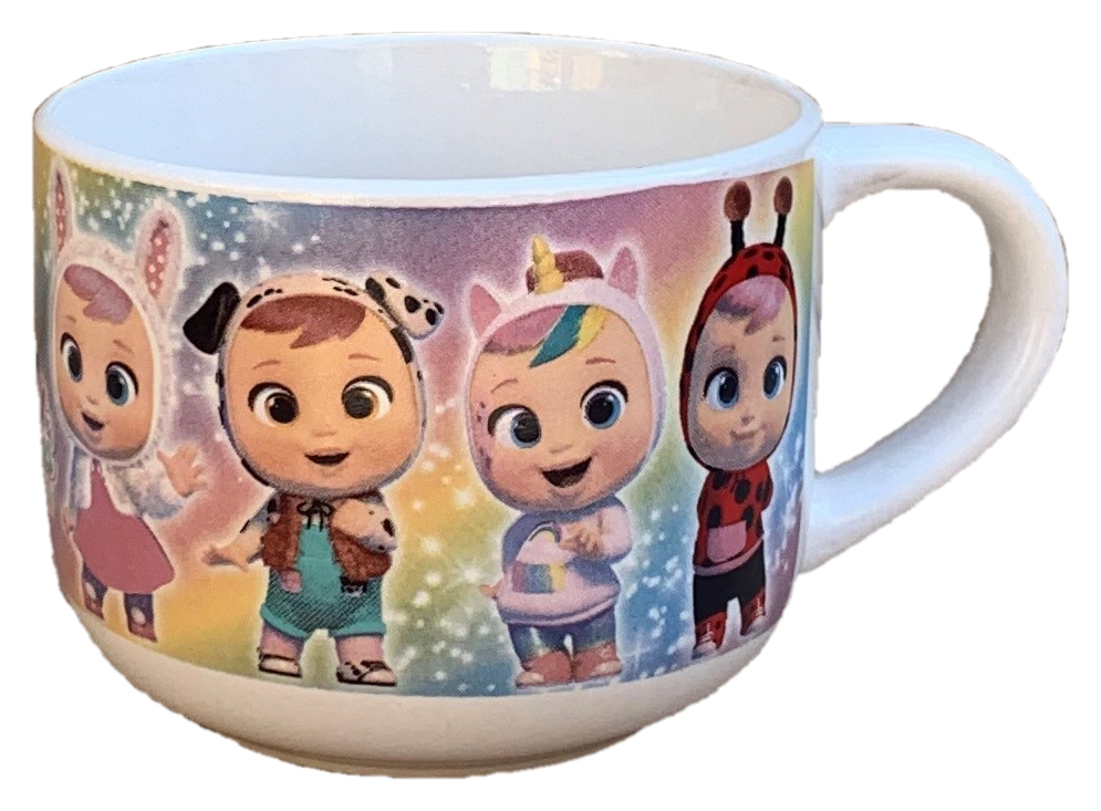 Tazza Larga Jumbo Cry Baby in Ceramica 380 Ml Confezione Regalo - Cb5565mc