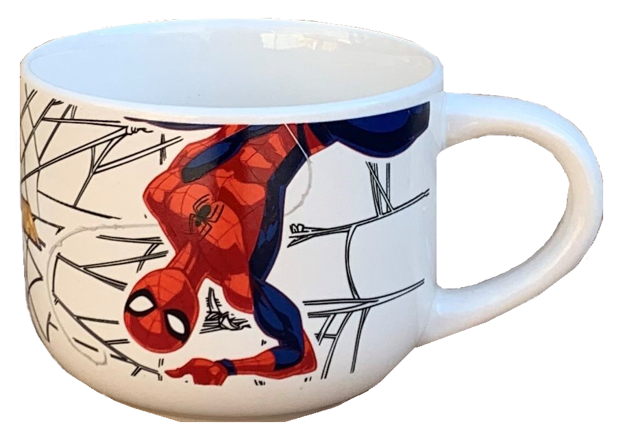 Tazza Larga Jumbo Spiderman MARVEL in Ceramica 380 Ml Confezione Regalo -  M06584mc