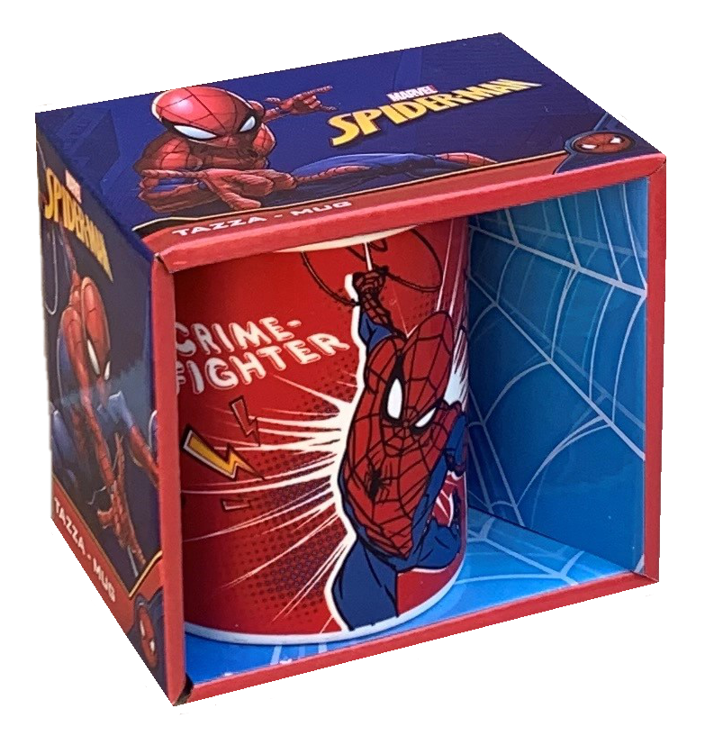 Tazza Mug Spiderman MARVEL in Ceramica 350 Ml Confezione Regalo - M06585mc