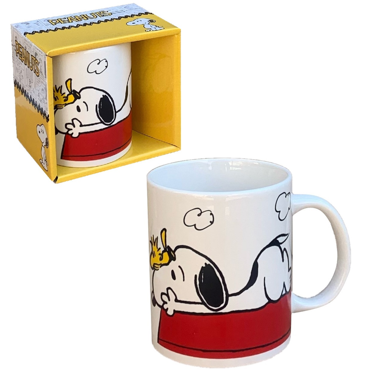 Tazza Mug Snoopy Charlie Brown in Ceramica 350 Ml Confezione Regalo - P05213mc