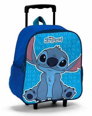 Zaino Asilo Trolley Stitch DISNEY Borsa Scuola Tempo Libero - D05778mc