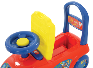 Prima Auto Cavalcabile con Telefono Topolino DISNEY 3 in 1 Macchinina Primi Passi Portagiochi - 35727