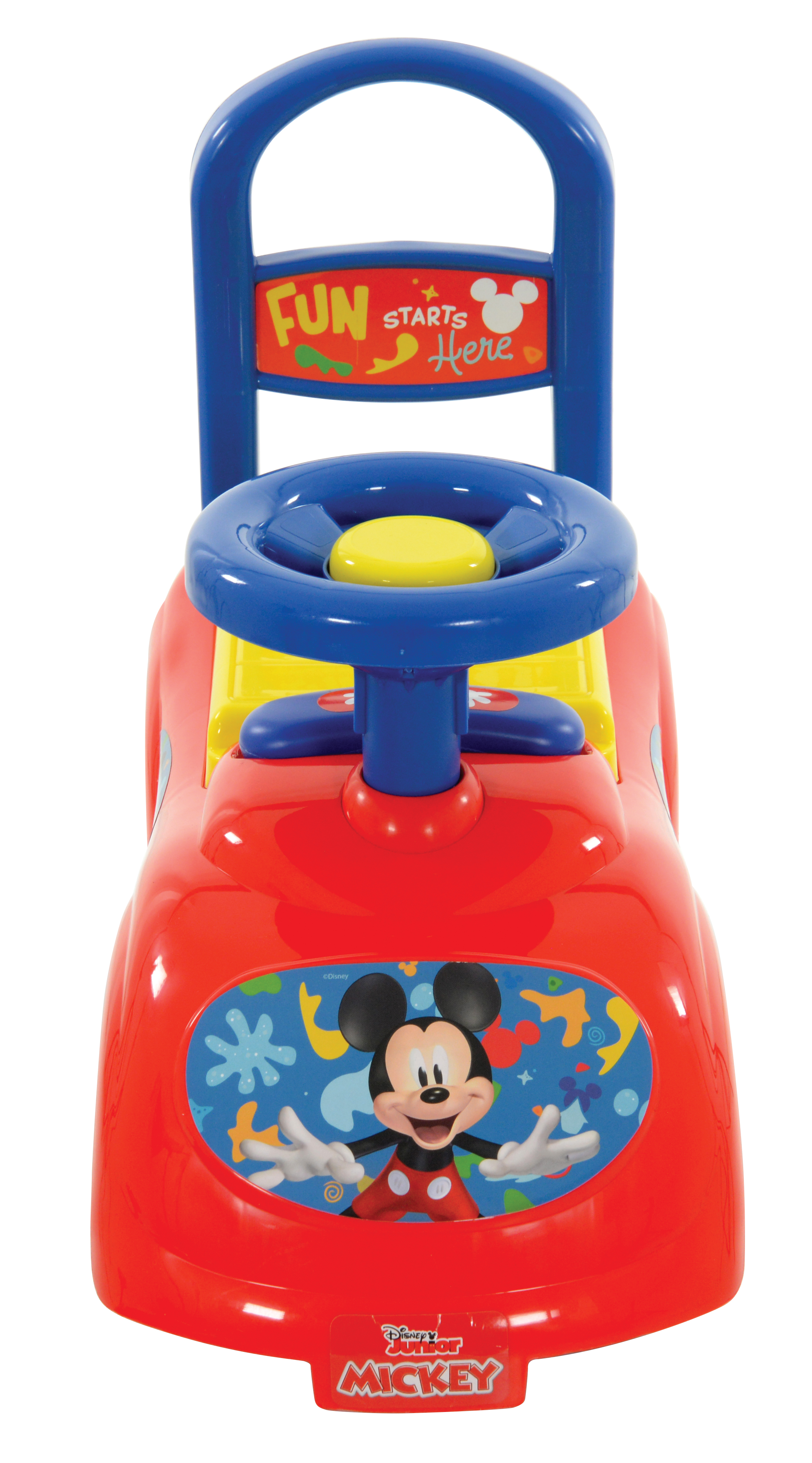 Prima Auto Cavalcabile con Telefono Topolino DISNEY 3 in 1 Macchinina Primi Passi Portagiochi - 35727