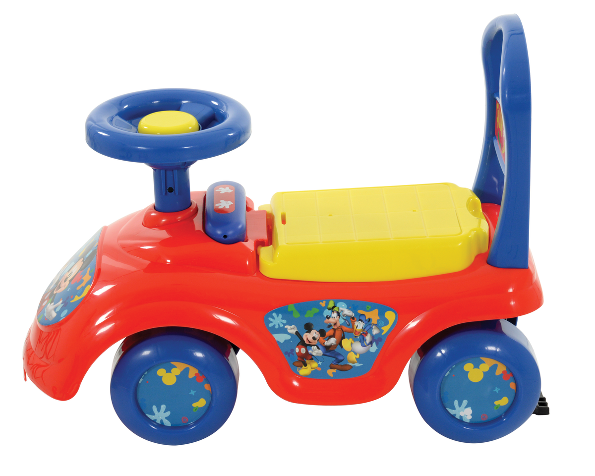 Prima Auto Cavalcabile con Telefono Topolino DISNEY 3 in 1 Macchinina Primi Passi Portagiochi - 35727