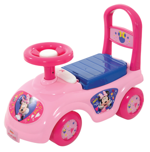Prima Auto Cavalcabile con Telefono Minnie DISNEY 3 in 1 Macchinina Primi Passi Portagiochi - 35727