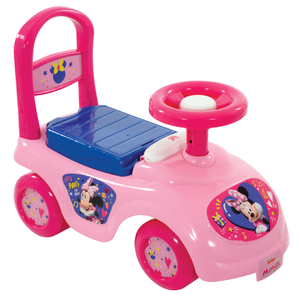 Prima Auto Cavalcabile con Telefono Minnie DISNEY 3 in 1 Macchinina Primi Passi Portagiochi - 35727