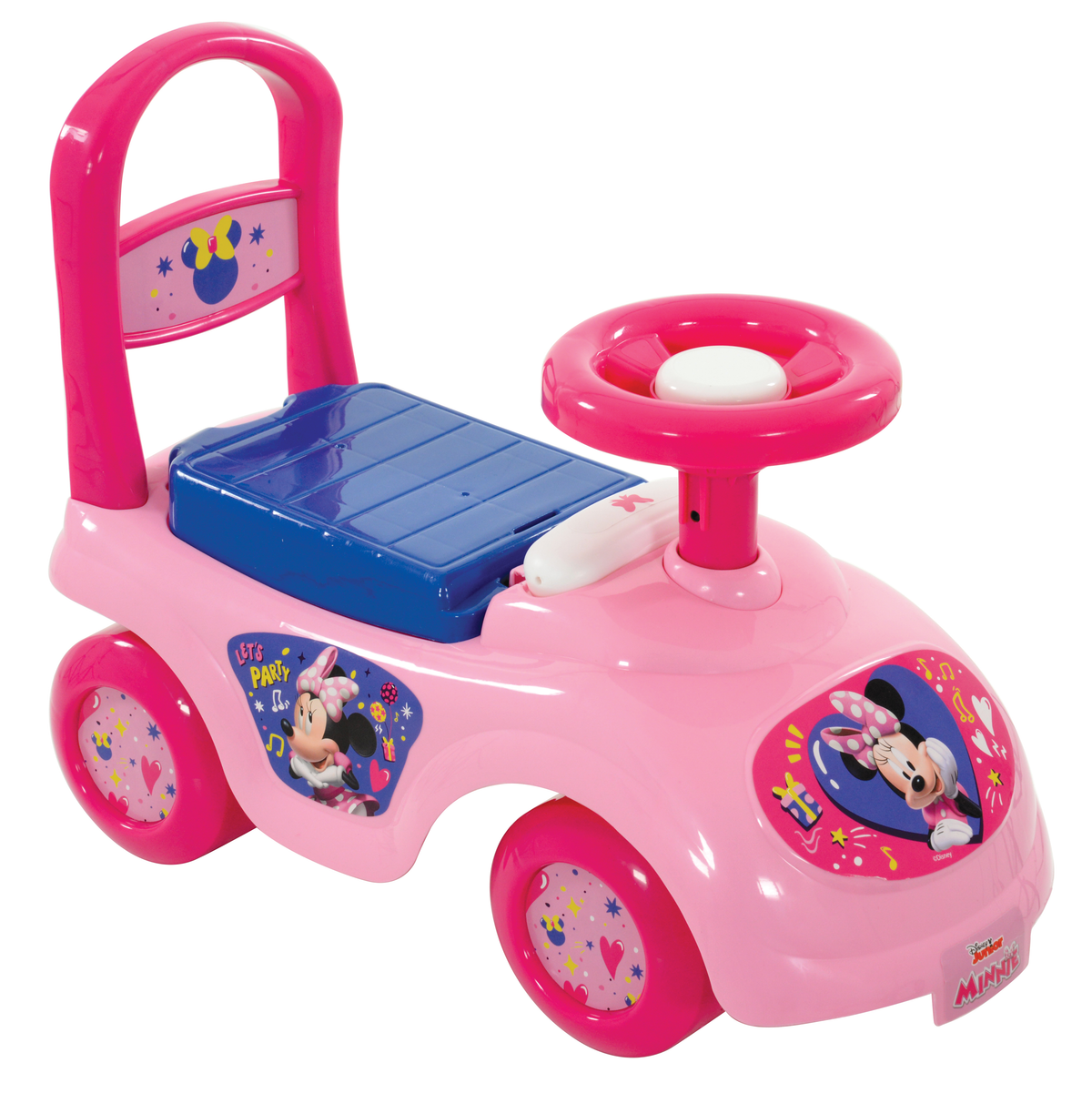 Prima Auto Cavalcabile con Telefono Minnie DISNEY 3 in 1 Macchinina Primi Passi Portagiochi - 35726