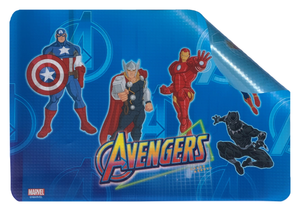 Tovaglietta Avengers MARVEL in Plastica Morbida Antiscivolo Ripiegabile Lavabile da Colazione Pranzo Cm.44x30 - Av0843