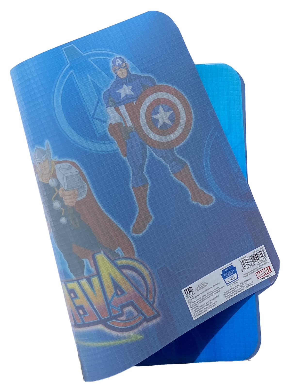 Tovaglietta Avengers MARVEL in Plastica Morbida Antiscivolo Ripiegabile Lavabile da Colazione Pranzo Cm.44x30 - Av0843