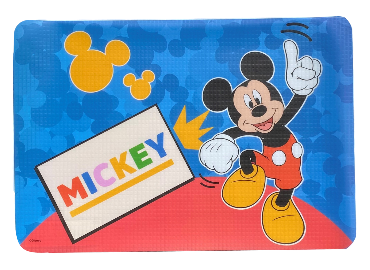 Tovaglietta Topolino DISNEY in Plastica Morbida Antiscivolo Ripiegabile Lavabile da Colazione Pranzo Cm.44x30 - Mic0843