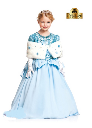 Vestito Carnevale Cerentola Al Ballo Prestige Costume Travestimento Bambina - 50582