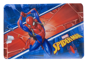 Tovaglietta Spiderman MARVEL in Plastica Morbida Antiscivolo Ripiegabile Lavabile da Colazione Pranzo Cm.44x30 - Sp0843