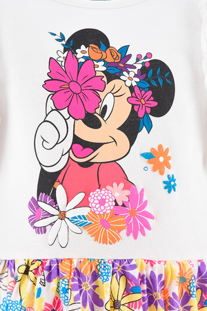 Scamiciata Minnie Mouse DISNEY Bambina Sun City 3/8 Anni - We1088bianco