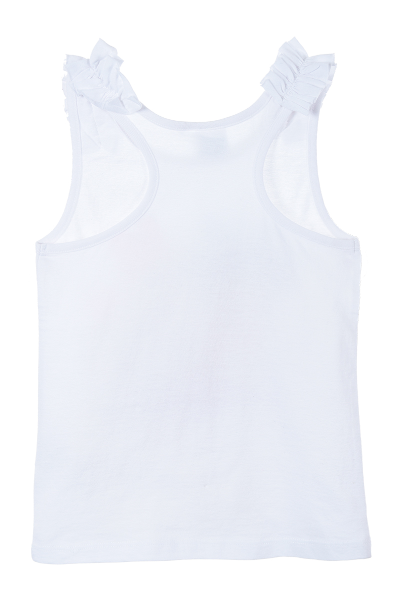 Canotta Miinnie Mouse DISNEY Maglietta Bambina Sun City - We1095bianco