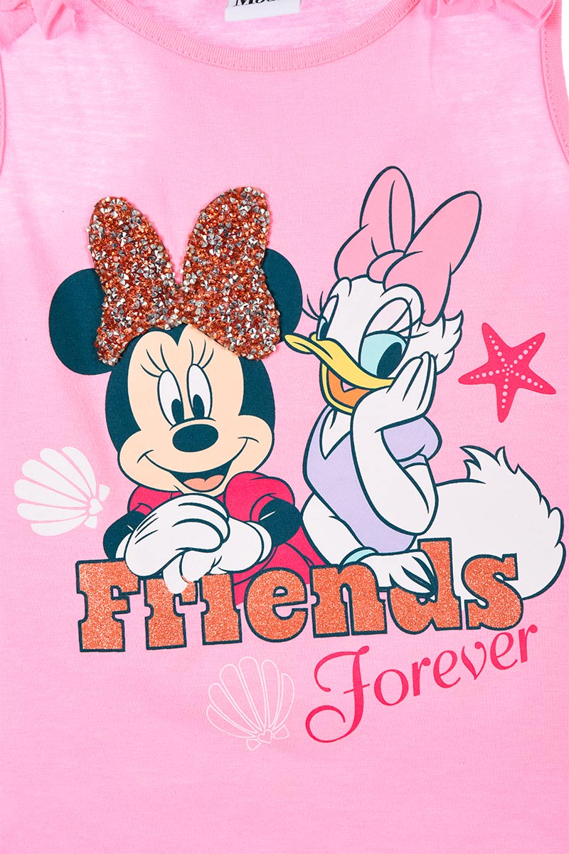 Canotta Miinnie Mouse DISNEY Maglietta Bambina Sun City - We1095rosa