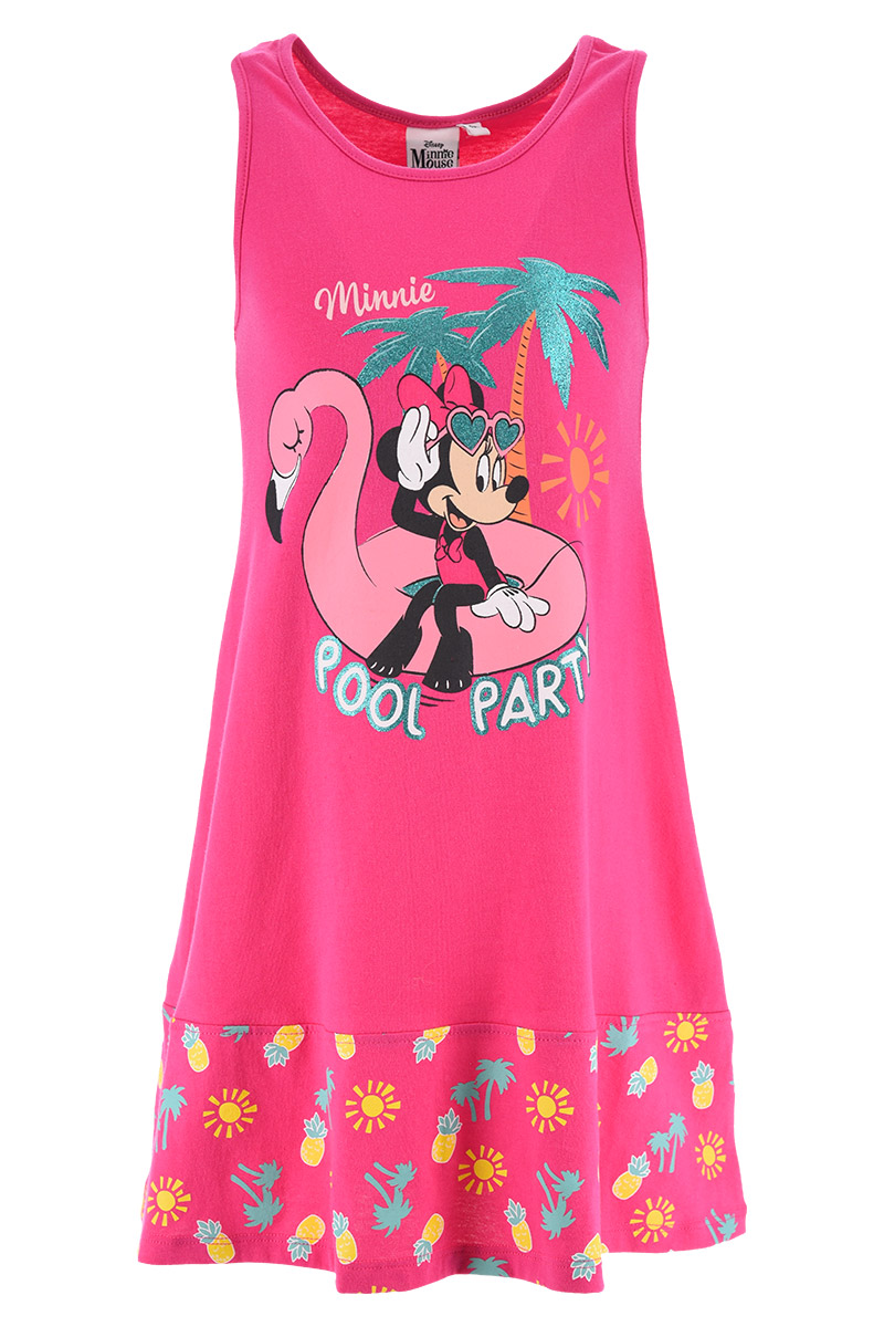 Scamiciata Minnie Mouse DISNEY Bambina Sun City 3/8 Anni - We1098fuxia