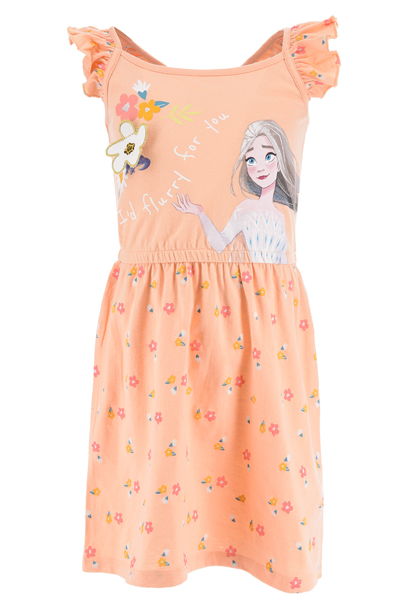 Scamiciata Frozen Ii DISNEY Bambina Sun City 3/8 Anni - We1109arancio