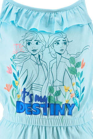 Tuta Frozen Ii DISNEY Bambina Sun City 3/8 Anni - We1186azzurro