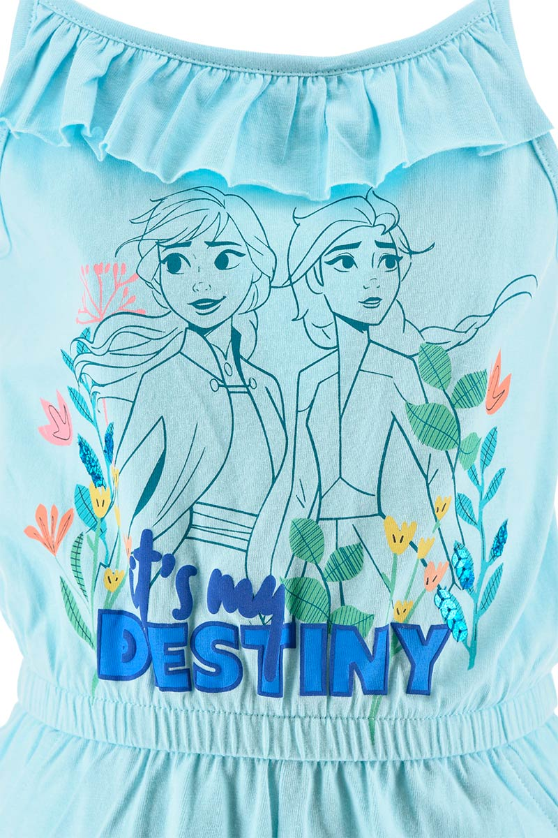 Tuta Frozen Ii DISNEY Bambina Sun City 3/8 Anni - We1186azzurro