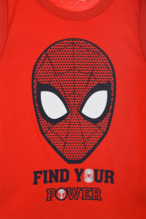 Canotta Spiderman MARVEL Maglietta Bambino Sun City - We1005rosso