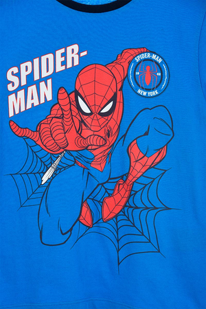 T-Shirt M.c. Spiderman MARVEL Maglietta Bambino Sun City 3/8 Anni - We1208blu