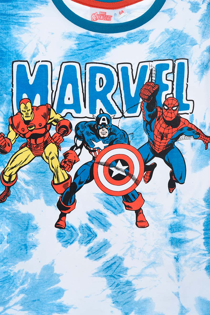 Canotta Avengers MARVEL Maglietta Bambino Sun City - We1020blu