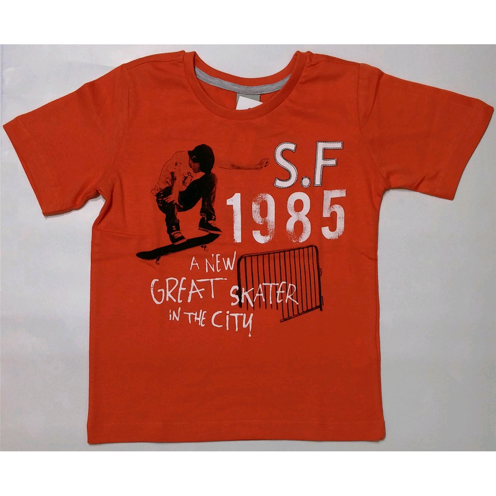 T-Shirt Arancio Mauli Birba Maschietto 3/8 Anni - 64473-01/p Arancio