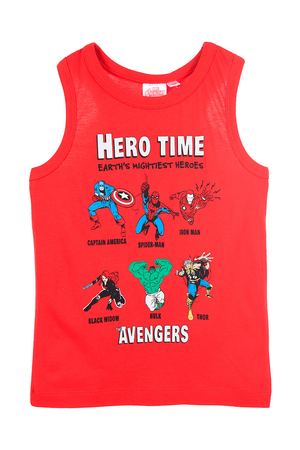 Canotta Avengers MARVEL Maglietta Bambino Sun City - We1194rosso