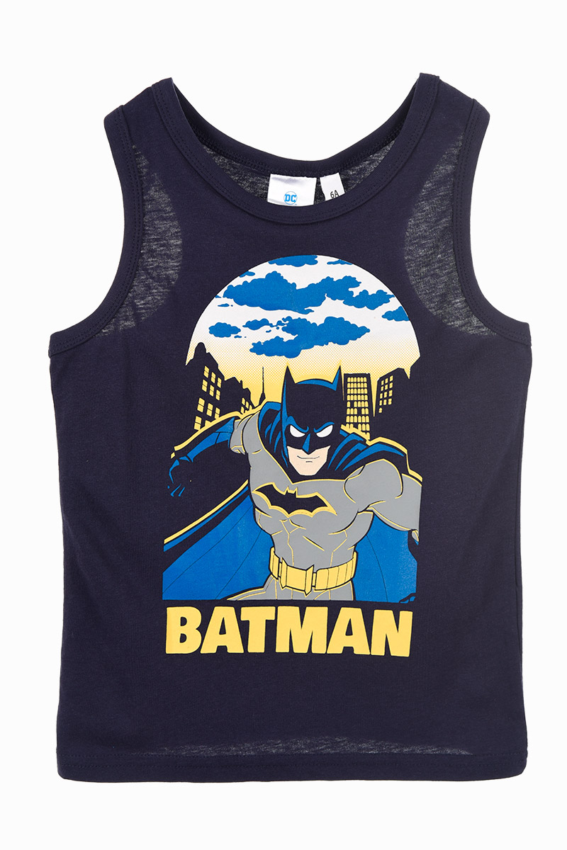 Canotta Batman Maglietta Bambino Sun City - We1197blu