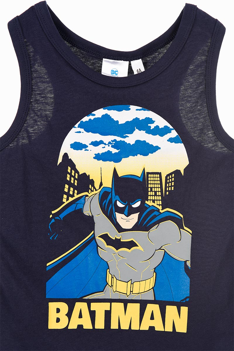 Canotta Batman Maglietta Bambino Sun City - We1197blu