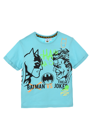 T-Shirt M.c. Batman Maglietta Bambino Sun City 3/8 Anni - We1059celeste