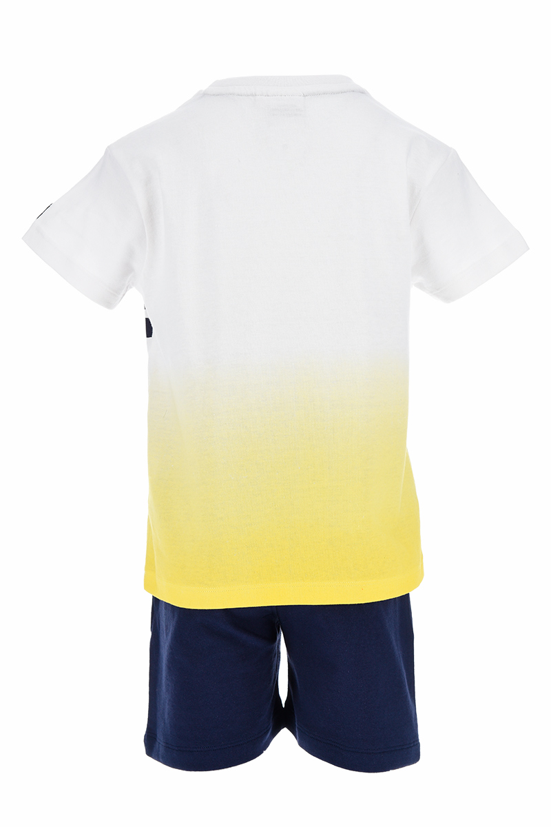 Completo Short + T-Shirt Batman Bambino Sun City 3/8 Anni - We1058giallo