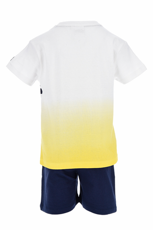 Completo Short + T-Shirt Batman Bambino Sun City 3/8 Anni - We1058giallo