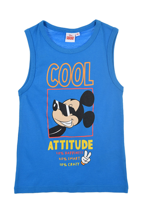 Canotta Topolino DISNEY Maglietta Bambino Sun City - We1035blu