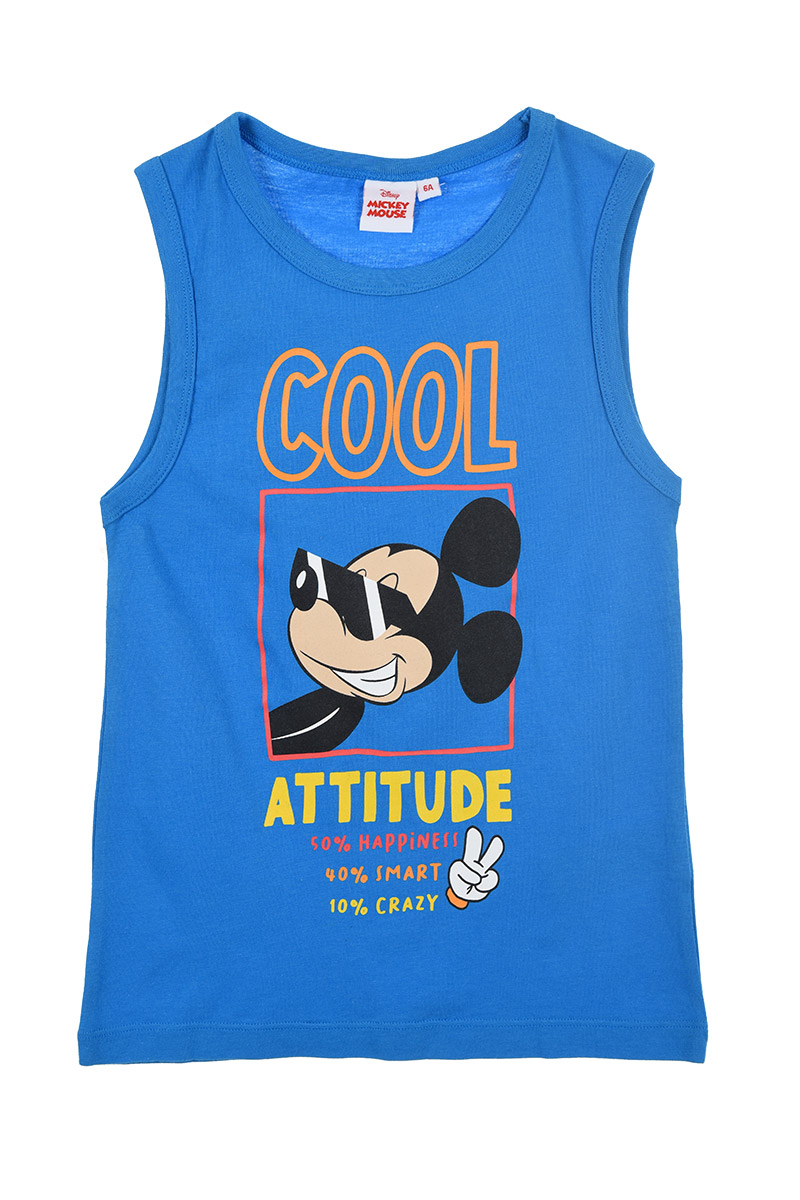 Canotta Topolino DISNEY Maglietta Bambino Sun City - We1035blu