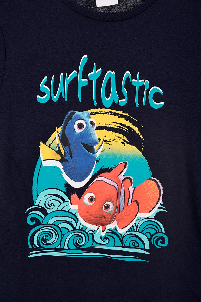 T-Shirt M.c. Nemo DISNEY Maglietta Bambino Sun City 3/8 Anni - We1078blu