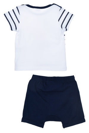 Completo Short + T-Shirt Topolino DISNEY Bambino Neonato Sun City - We0028blu