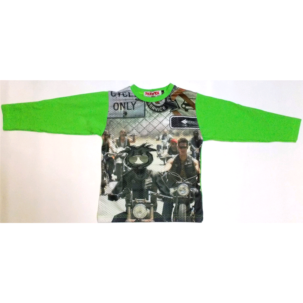 T-Shirt Estivo Manica Lunga Pickwick Maschietto 2/16 Anni - 151045